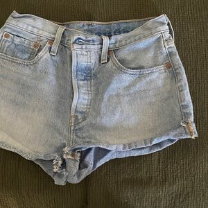 Levi's Light Blue Women's Denim Shorts